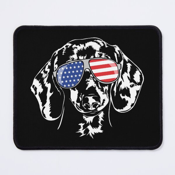 Item preview, Dachshund American Flag Sunglasses Patriotic Dog designed and sold by dogarts.