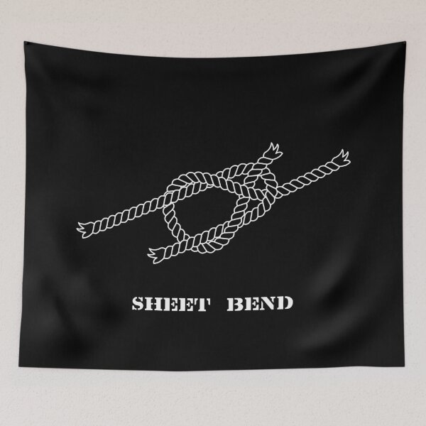 Item preview, Sailor knot sheet bend dark English version designed and sold by 7T-Designs.