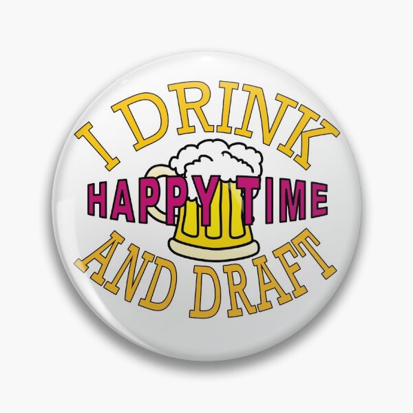 Item preview, I Drink And Draft Happy Time Beer Jug designed and sold by uta917.