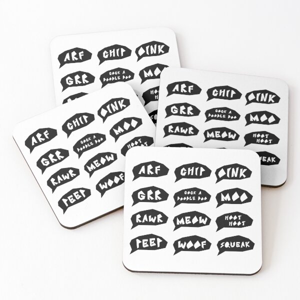 Item preview, Textbubble Animalnoises designed and sold by LaurenMayDesign.