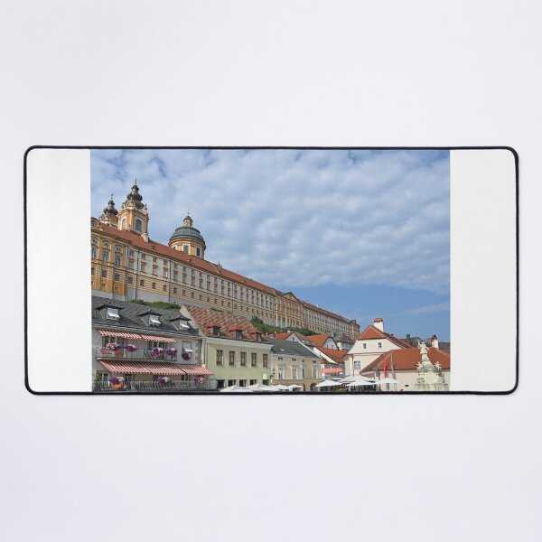 Item preview, Old town and Melk Abbey Monastery in Wachau valley  Austria designed and sold by goceris.