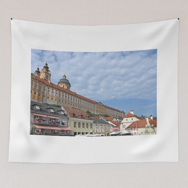 Item preview, Old town and Melk Abbey Monastery in Wachau valley  Austria designed and sold by goceris.