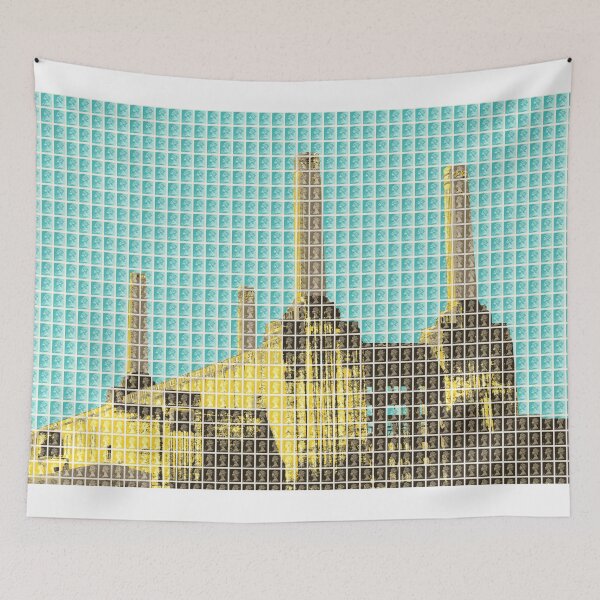 Item preview, Battersea Power Station - Light Blue designed and sold by Gary Hogben.