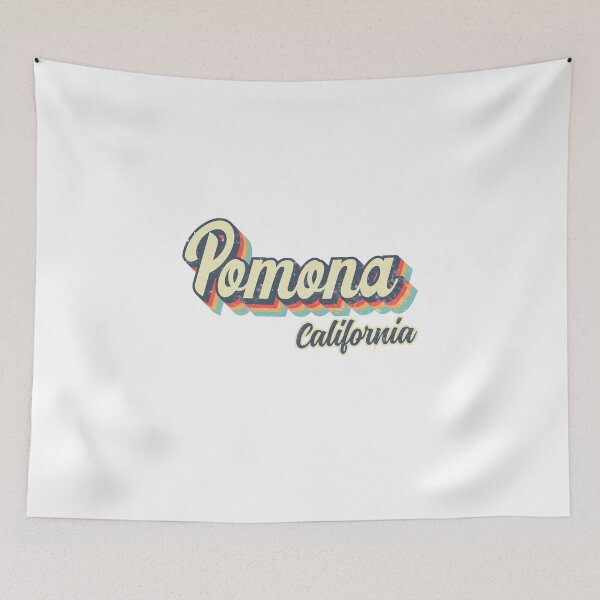 Item preview, Pomona City California Retro Vintage 70s rainbow designed and sold by Teelogic.