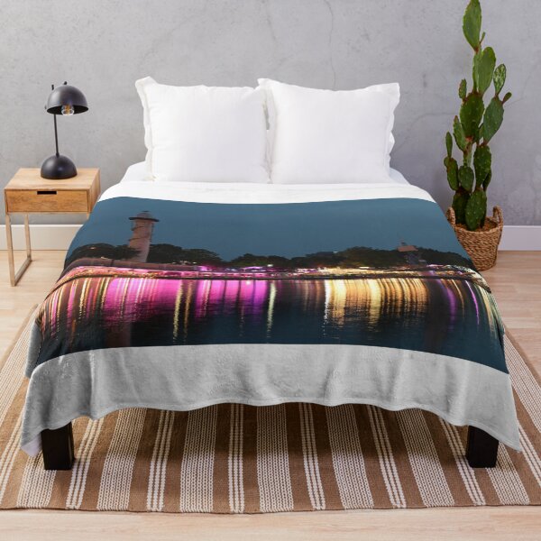 Item preview, lighthouse on Danube island by night in Vienna Austria designed and sold by goceris.