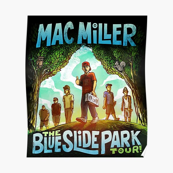 Official Cheap The Blue Slide Park Tour Mac Miller Poster Shirt, hoodie,  longsleeve, sweater