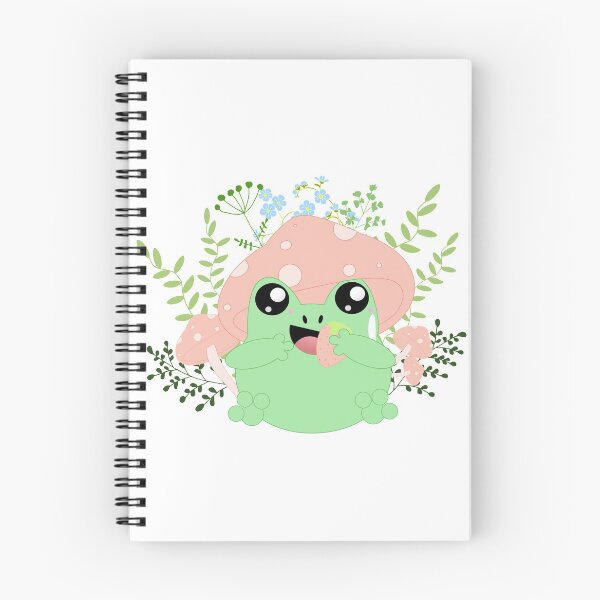 Item preview, Kawaii Frog Mushroom Hat Cottagecore Aesthetic designed and sold by VaporwaveAnime.