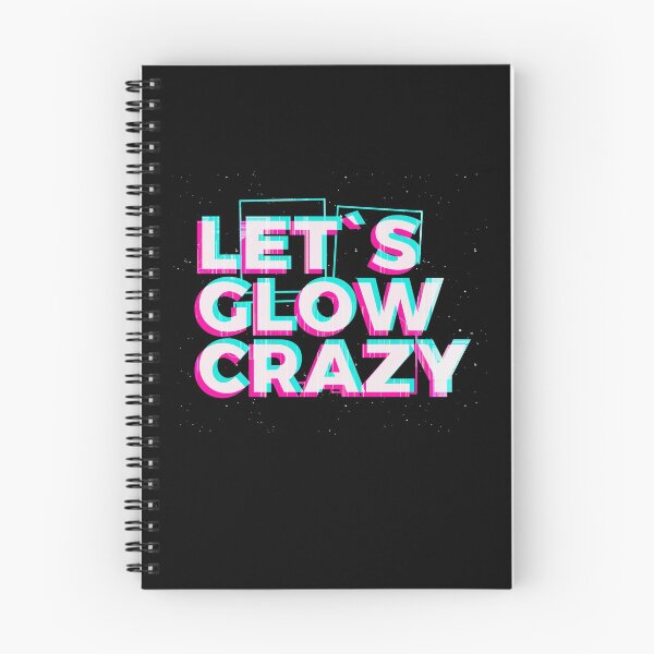 Item preview, Let's Glow Crazy Design. Vintage Trend Party, Halloween, Birthday Glow  designed and sold by PlusPlayStore.
