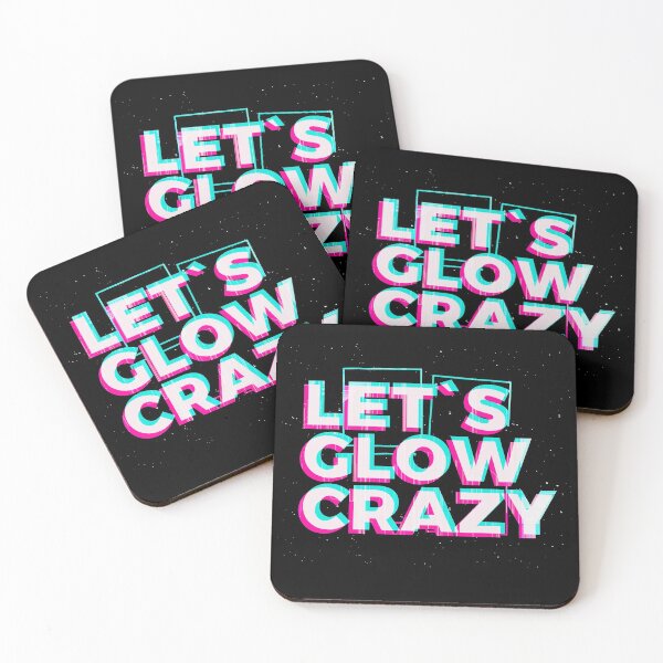 Item preview, Let's Glow Crazy Design. Vintage Trend Party, Halloween, Birthday Glow  designed and sold by PlusPlayStore.
