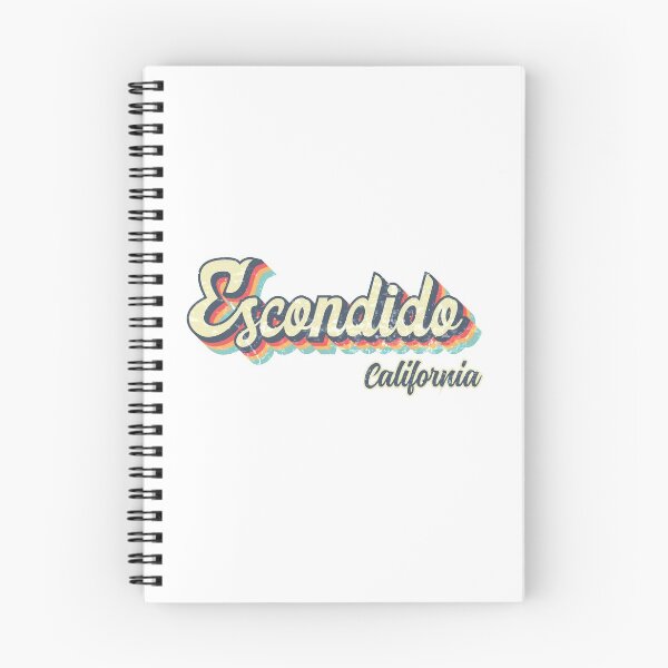 Item preview, Ciudad de Escondido California Retro Vintage 70s arcoiris designed and sold by Teelogic.
