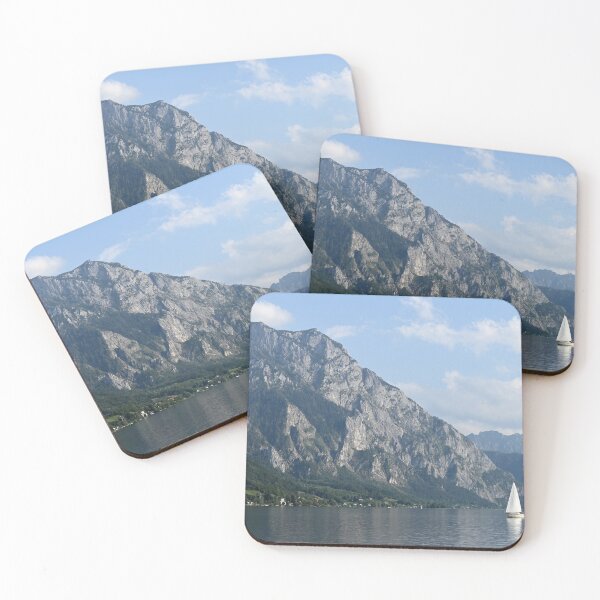 Item preview, Mountains and Lake Traun Traunsee in Upper Austria landscapes designed and sold by goceris.