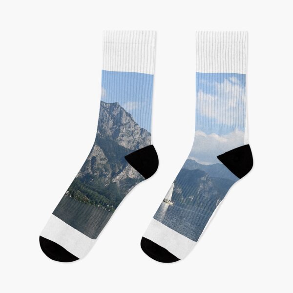 Item preview, Mountains and Lake Traun Traunsee in Upper Austria landscapes designed and sold by goceris.