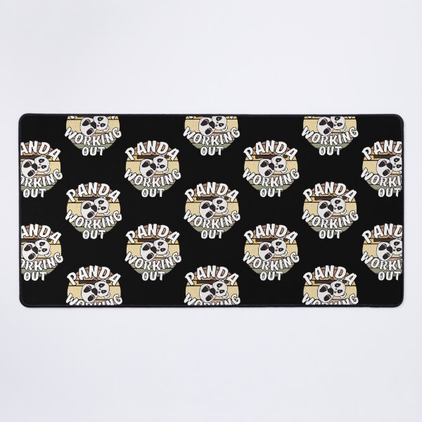 Item preview, Panda Working Out Funny Kawaii Retro Sunset Vintage designed and sold by Onewivnacher.