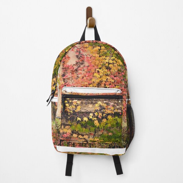 Item preview, wall with rustic windows and creeper autumn season designed and sold by goceris.