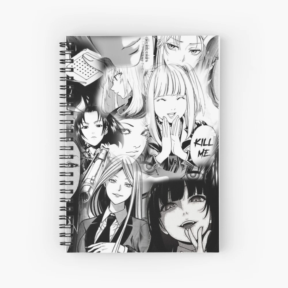 Anime Manga Collage - A5 Notebook - Frankly Wearing