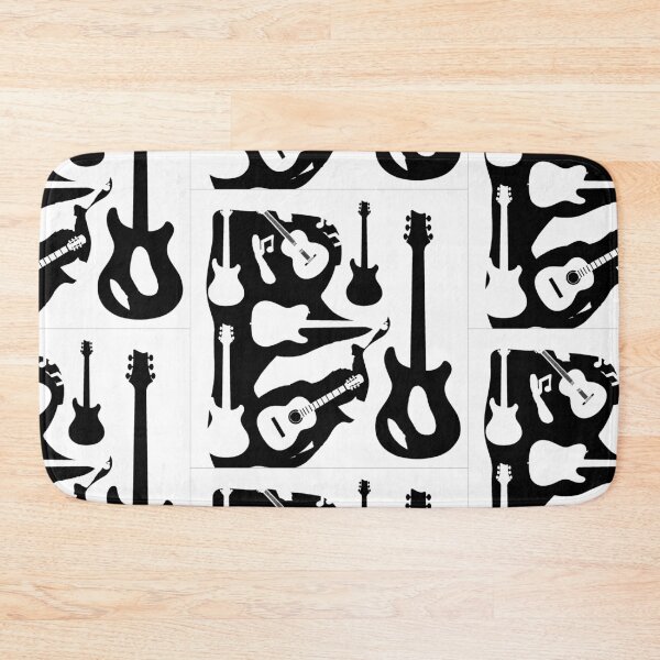Item preview, Copy of Black and White Guitar Pattern designed and sold by Ric1926.