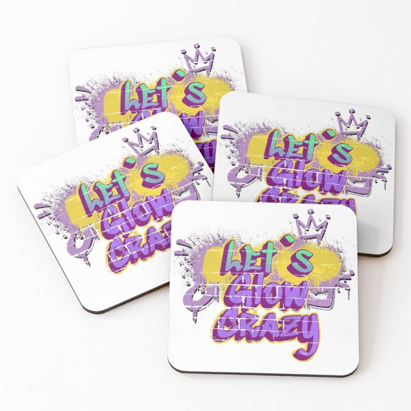 Item preview, Let's Glow Crazy Design. Vintage Trend Party, Halloween, Birthday Glow  designed and sold by PlusPlayStore.