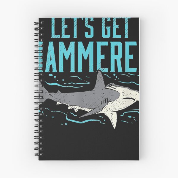 Item preview, Funny Hammerhead Shark Drinking Pun Lets Get Hammered designed and sold by CedricJohns.