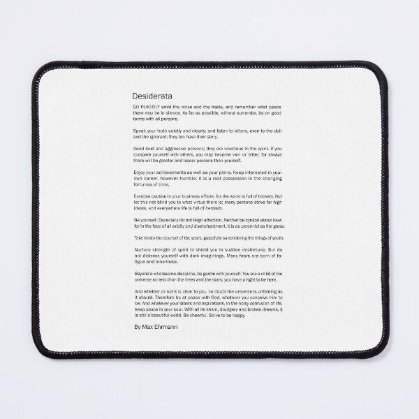 Item preview, Desiderata designed and sold by corbrand.