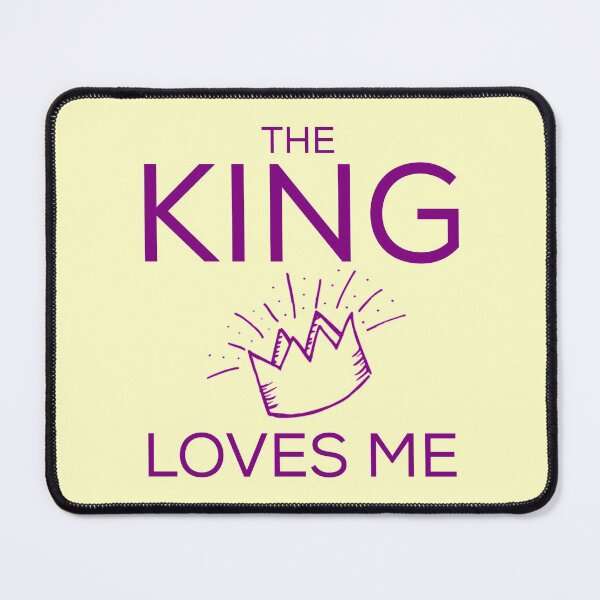Item preview, All Hail King Jesus, The King Loves Me - Holy Jesus designed and sold by kcaandwu.