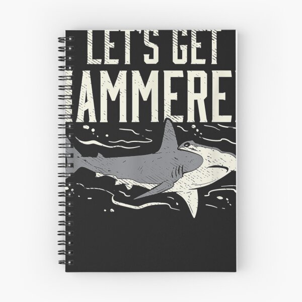 Item preview, Funny Hammerhead Shark Drinking Pun Lets Get Hammered designed and sold by CedricJohns.