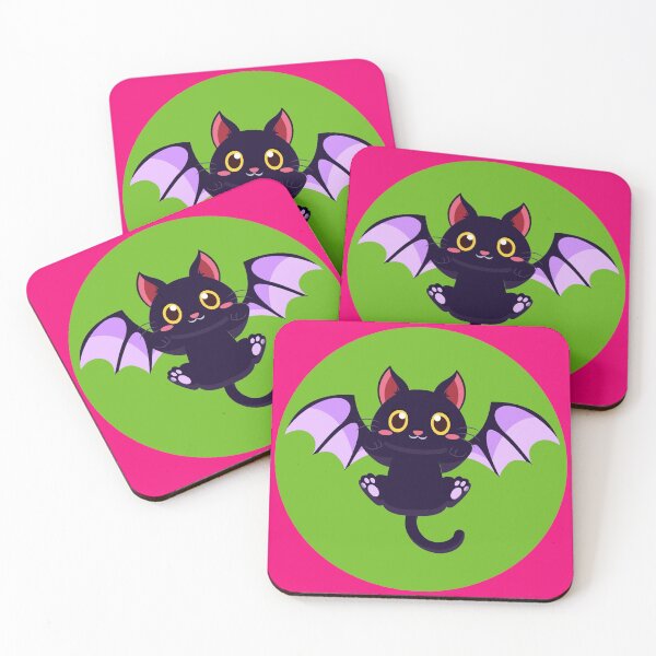 Item preview, Cute Little Halloween Cat with Bat Wings designed and sold by YourMateNate.
