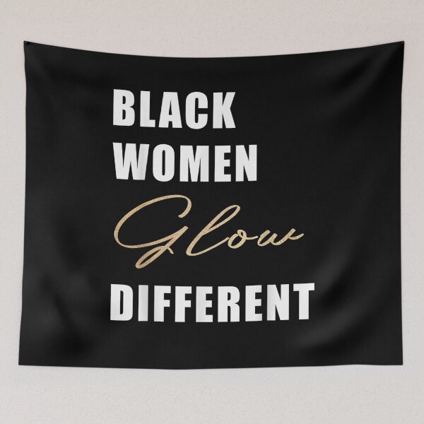 Item preview,  Black Women Glow Different designed and sold by luisweber.