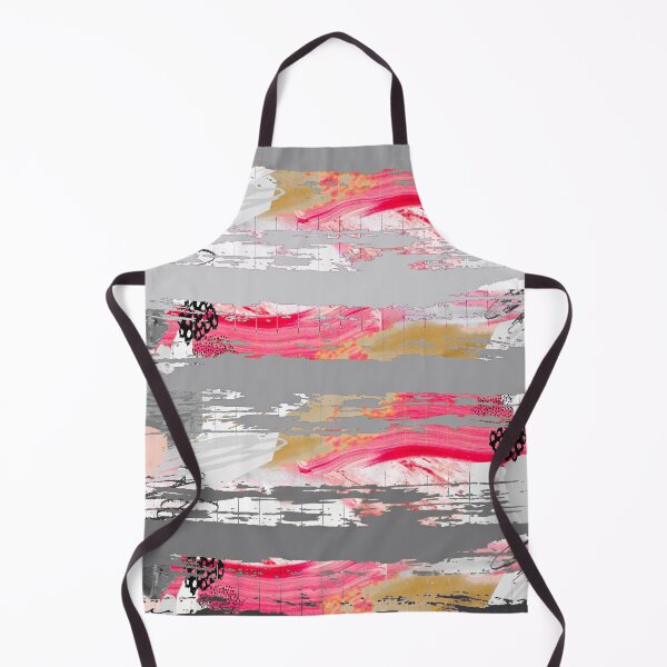 Item preview, Acrylic Stripped Brush Strokes Collage Patterned designed and sold by Designs By YL.