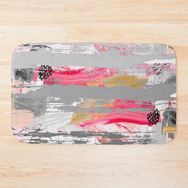 Item preview, Acrylic Stripped Brush Strokes Collage Patterned designed and sold by Designs By YL.