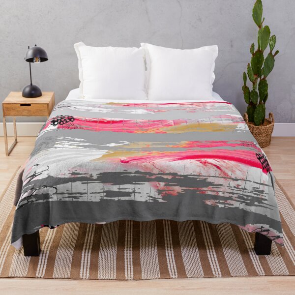 Item preview, Acrylic Stripped Brush Strokes Collage Patterned designed and sold by Designs By YL.