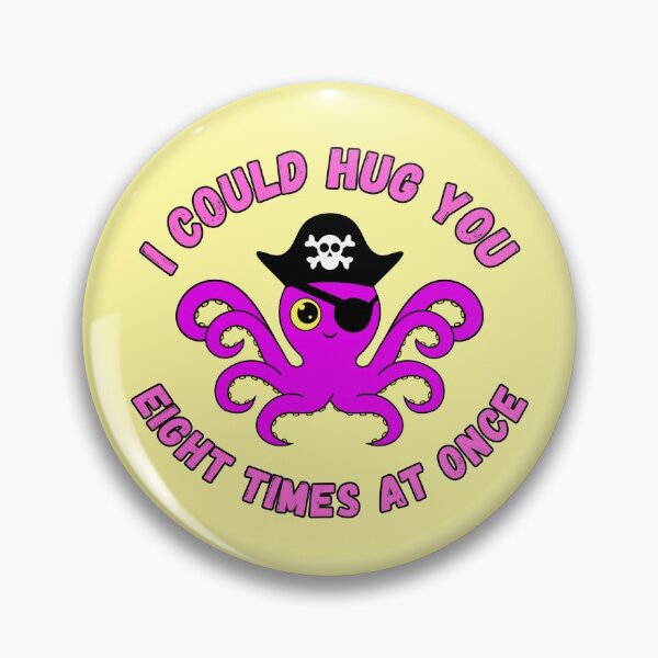 Item preview, I Could Hug You Eight Times At Once - Octopus Pirate designed and sold by yoshra.