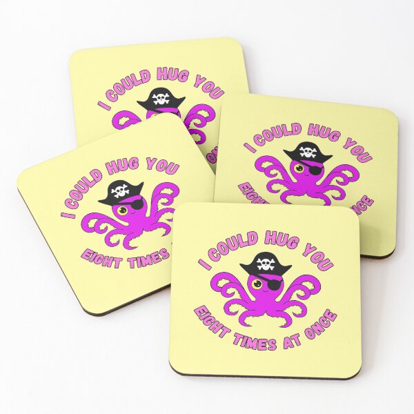 Item preview, I Could Hug You Eight Times At Once - Octopus Pirate designed and sold by yoshra.