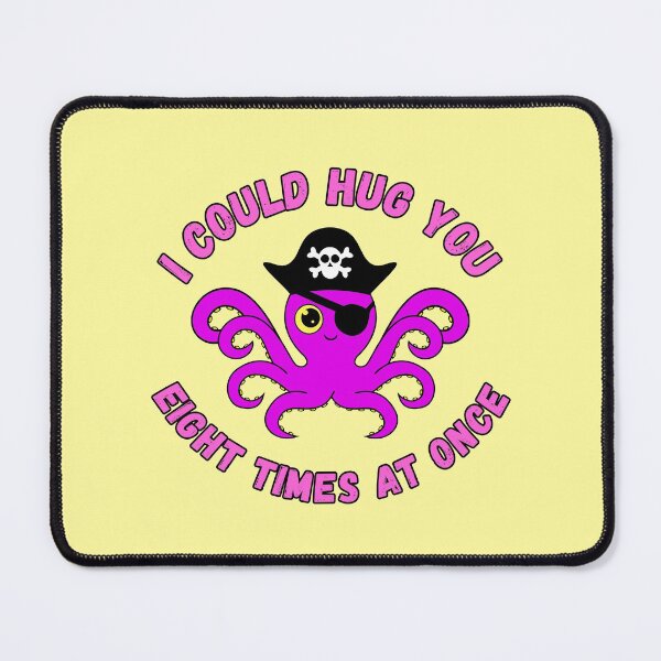 Item preview, I Could Hug You Eight Times At Once - Octopus Pirate designed and sold by yoshra.
