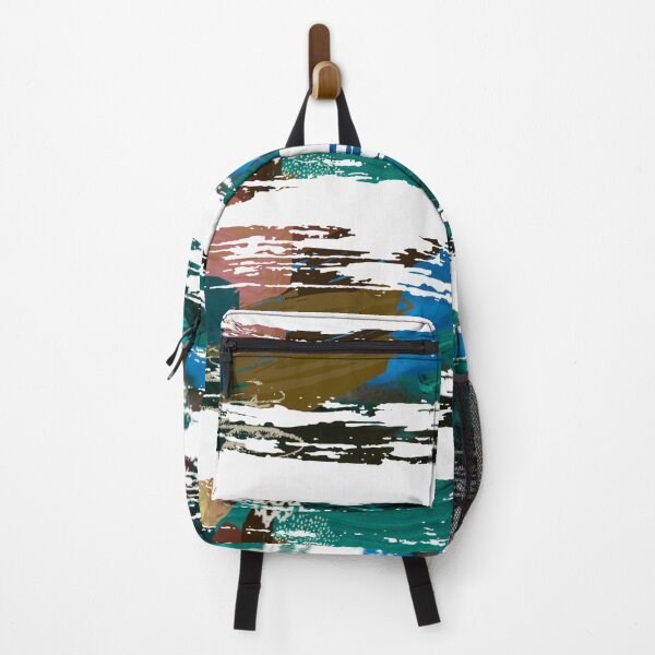 Item preview, Acrylic Stripped Brush Strokes Collage Patterned designed and sold by Designs By YL.