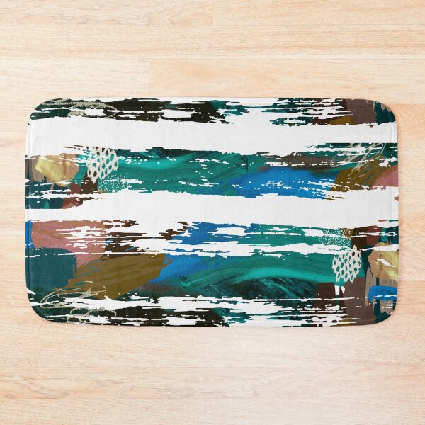 Item preview, Acrylic Stripped Brush Strokes Collage Patterned designed and sold by Designs By YL.