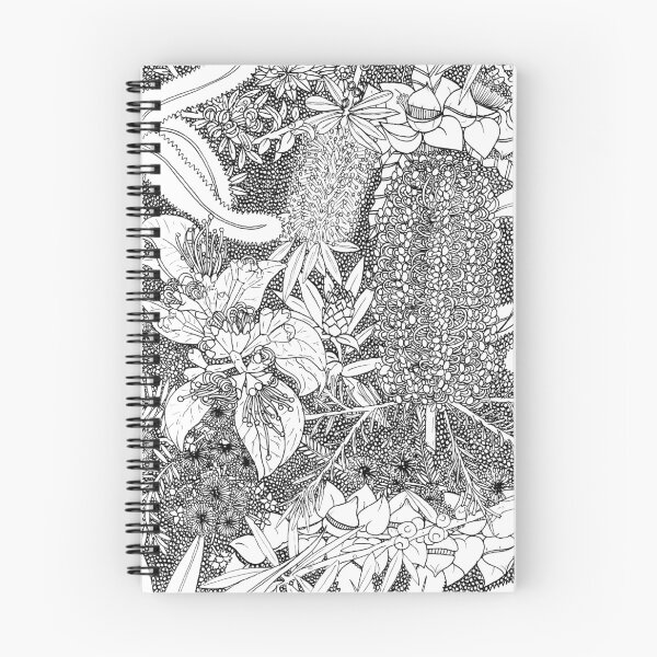 Item preview, Australian Native Plant Design - Black and White  designed and sold by Charlotte Weaver.