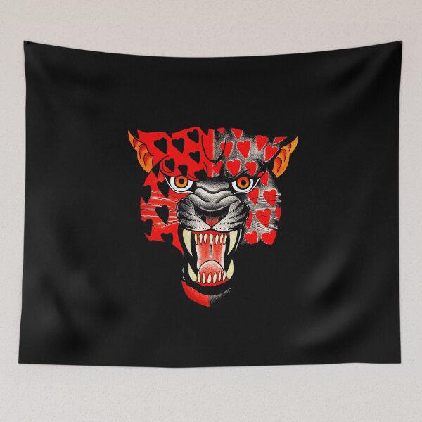 Item preview, Traditional Panther Tattoo Jaguar  - Art Tattoo Sketches - Tatoo Designs designed and sold by ArtProvocation.