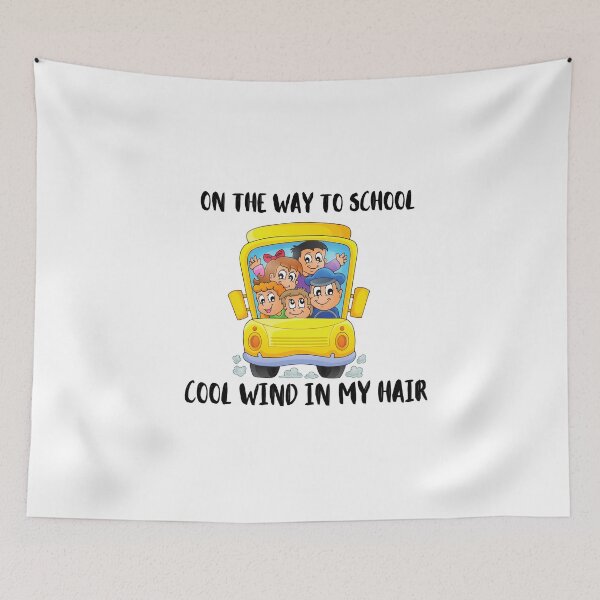 Item preview, on the way to school cool wind in my hair  designed and sold by haniroubilou.