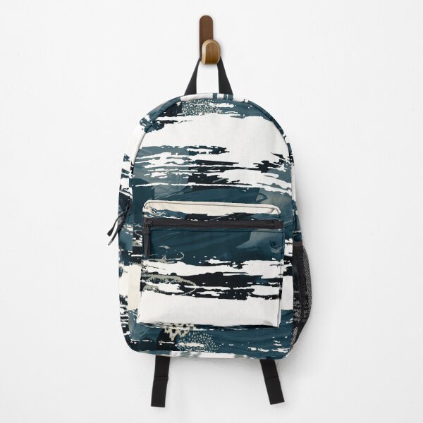 Item preview, Acrylic Stripped Brush Strokes Collage Patterned designed and sold by Designs By YL.
