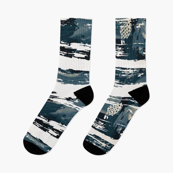 Item preview, Acrylic Stripped Brush Strokes Collage Patterned designed and sold by Designs By YL.