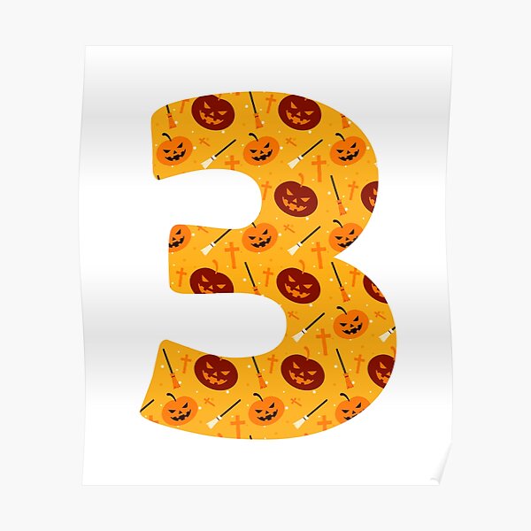 Halloween Number 3 Poster For Sale By Hari Pox Redbubble