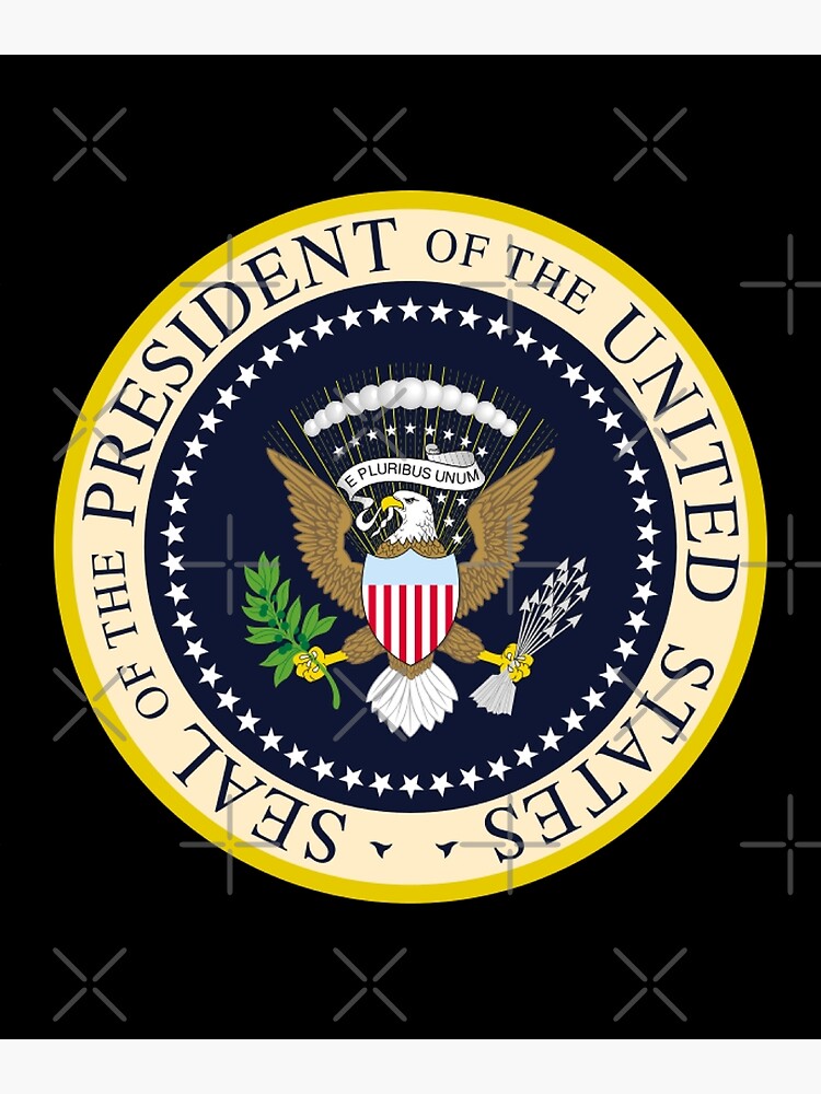 "usa president seal patch" Poster for Sale by Tangoflow Redbubble