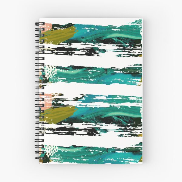 Item preview, Acrylic Stripped Brush Strokes Collage Patterned designed and sold by Designs By YL.