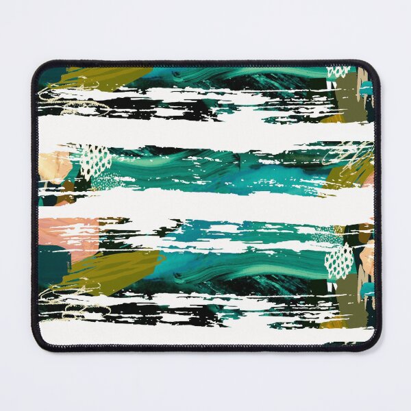 Item preview, Acrylic Stripped Brush Strokes Collage Patterned designed and sold by Designs By YL.