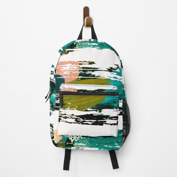 Item preview, Acrylic Stripped Brush Strokes Collage Patterned designed and sold by Designs By YL.