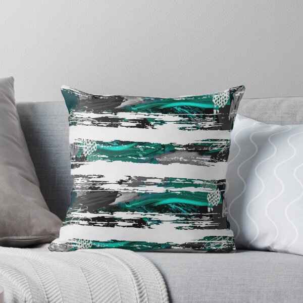 Item preview, Acrylic Stripped Brush Strokes Collage Patterned designed and sold by Designs By YL.