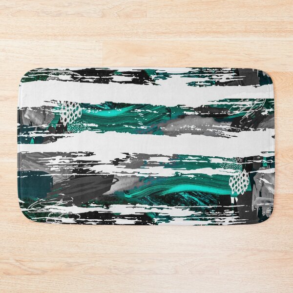Item preview, Acrylic Stripped Brush Strokes Collage Patterned designed and sold by Designs By YL.