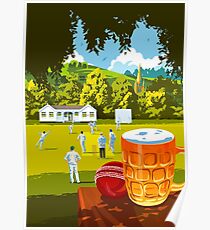 Village Cricket Poster