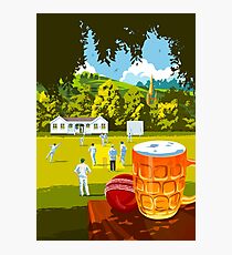 Village Cricket Photographic Print