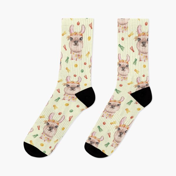 Item preview, Cute LIamas pattern designed and sold by Found Dream.